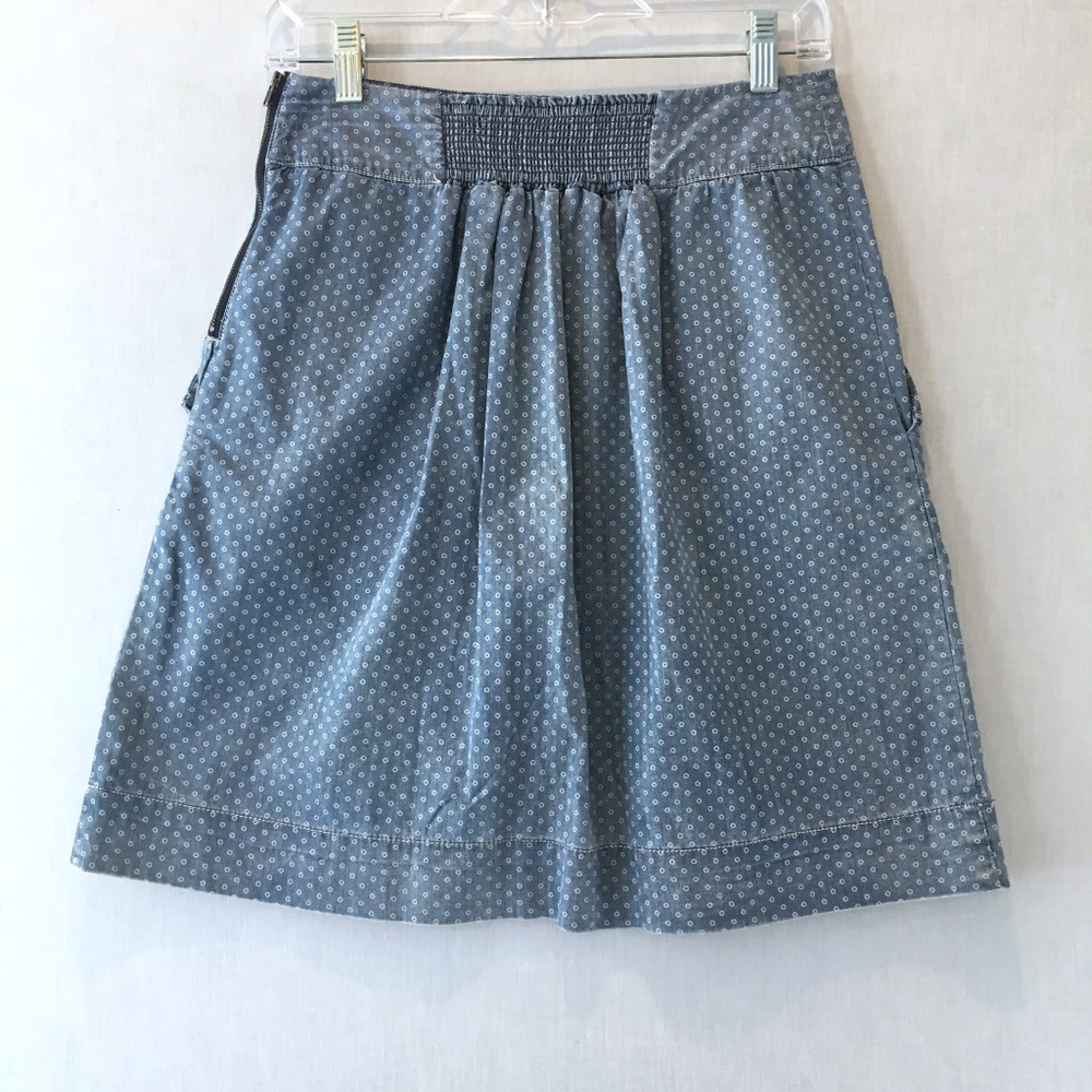 Anthropologie Size 6 Holding Horses denim skirt - Picture 8 of 8